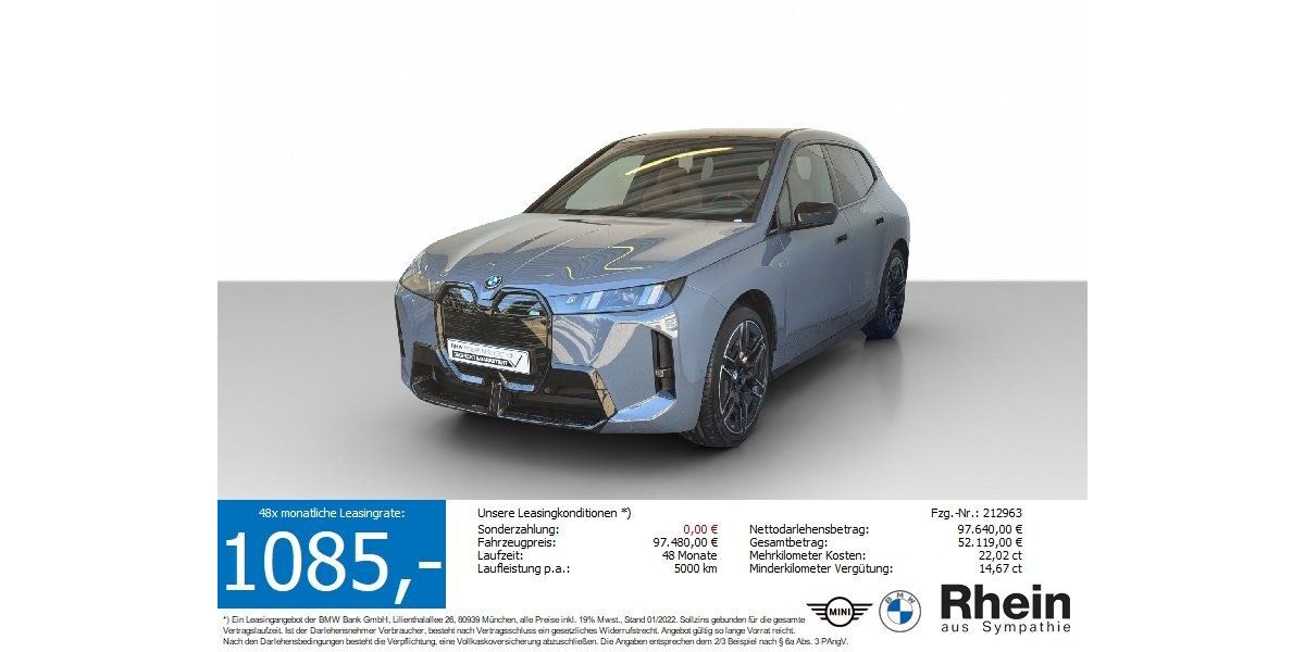 BMW iX 5.189 km 91.380 &euro; Heilbronn 74076