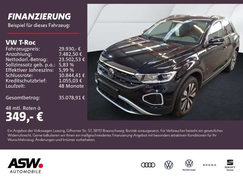 VW T-Roc 25.000 km 29.930 € Weinsberg 74189