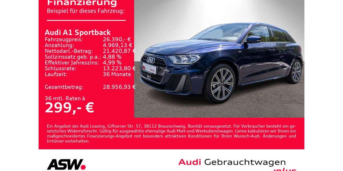 Audi A1 11.990 km 26.390 &euro; Heilbronn 74074