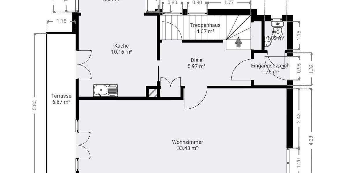 Einfamilienhaus Heilbronn Kernstadt - 3 Zimmer, 113 m&sup2;, 698.000&euro; | Angebot:25630138