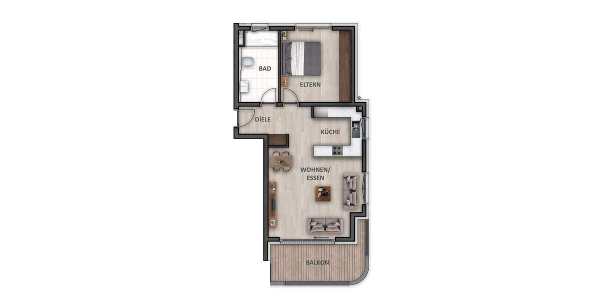 Etagenwohnung Heilbronn / Neckargartach Neckargartach - 2 Zimmer, 63 m&sup2;, 400.900&euro; | Angebot:24211191