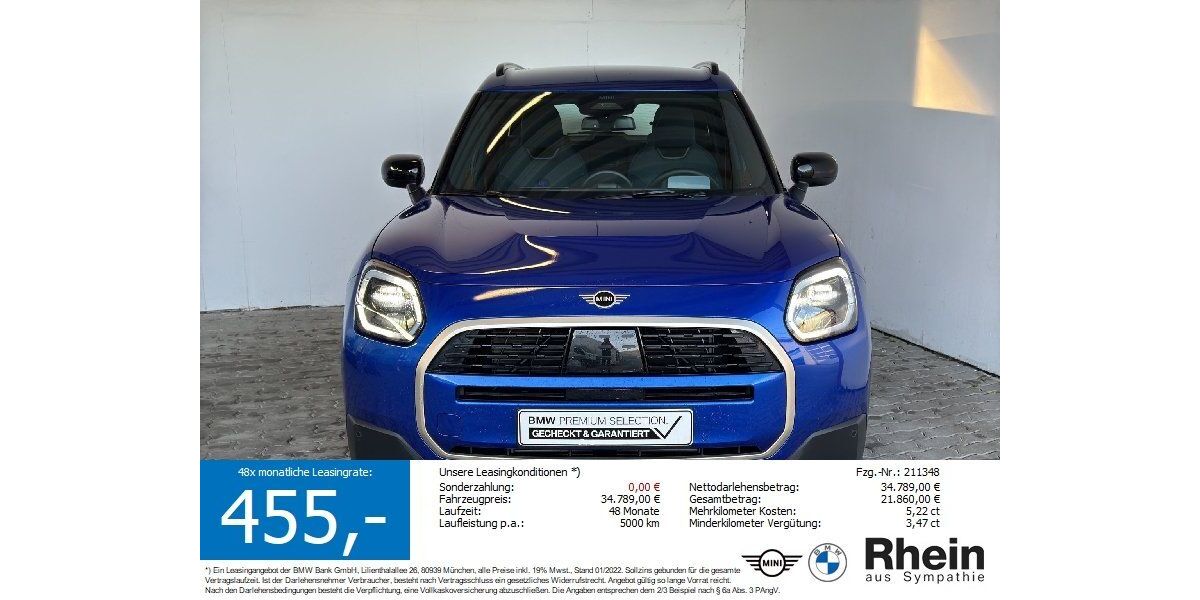 Mini Countryman C (Cooper) 9.617 km 32.340 &euro; Heilbronn 74076
