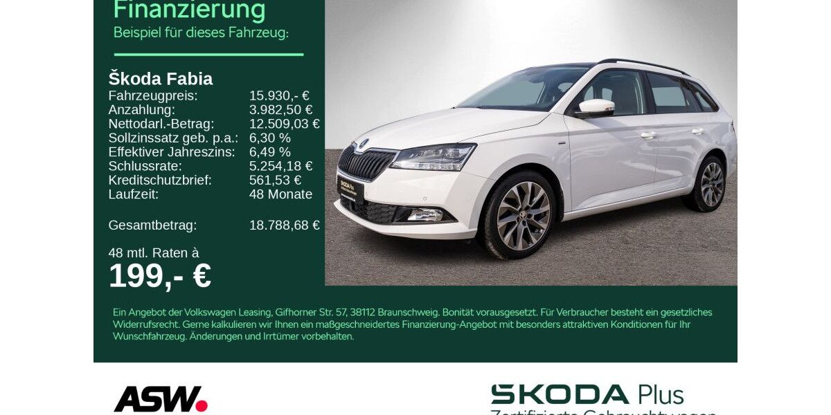 Skoda Fabia 84.300 km 15.930 &euro; Bad Rappenau 74906