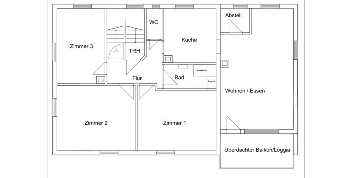 Etagenwohnung Kirchberg an der Murr - 4 Zimmer, 100 m&sup2;, 1.400&euro; | Angebot:26047566