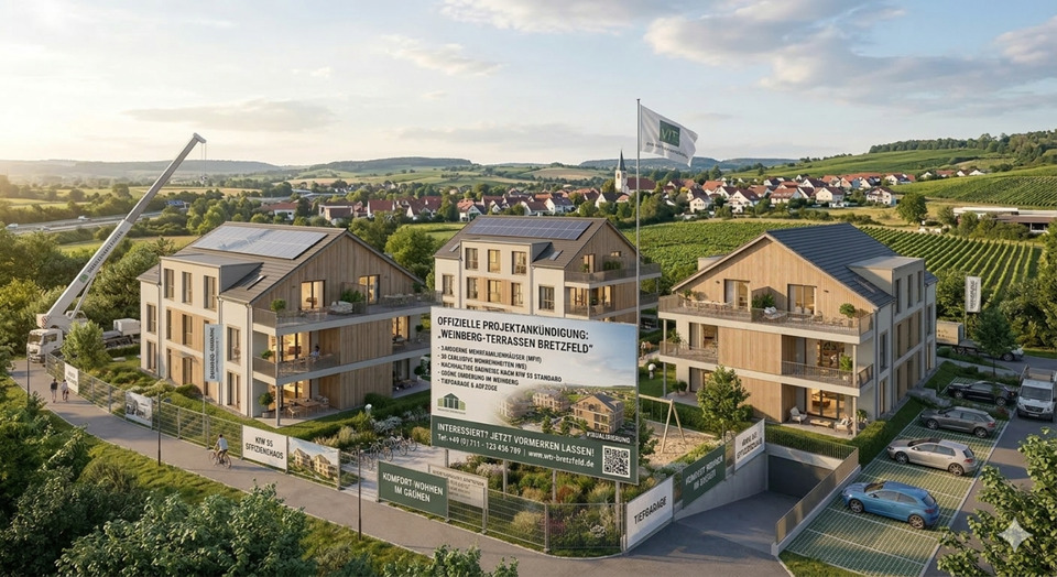 Etagenwohnung Bretzfeld - 2 Zimmer, 71 m&sup2;, 298.200&euro; | Angebot:25641432