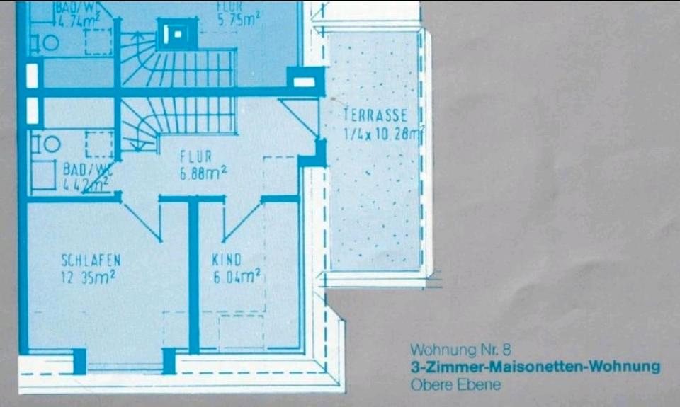 Maisonettenwohnung Heilbronn Horkheim - 3 Zimmer, 70 m&sup2;, 275.000&euro; | Angebot:26102816