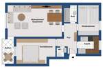 Etagenwohnung Sachsenheim Großsachsenheim - 3 Zimmer, 78 m&sup2;, 225.000&euro; | Angebot:25775336