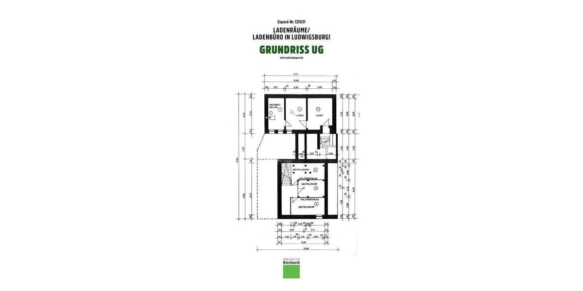 Gewerbeobjekt Ludwigsburg Mitte - 2 Zimmer, 395.000&euro; | Angebot:25695922