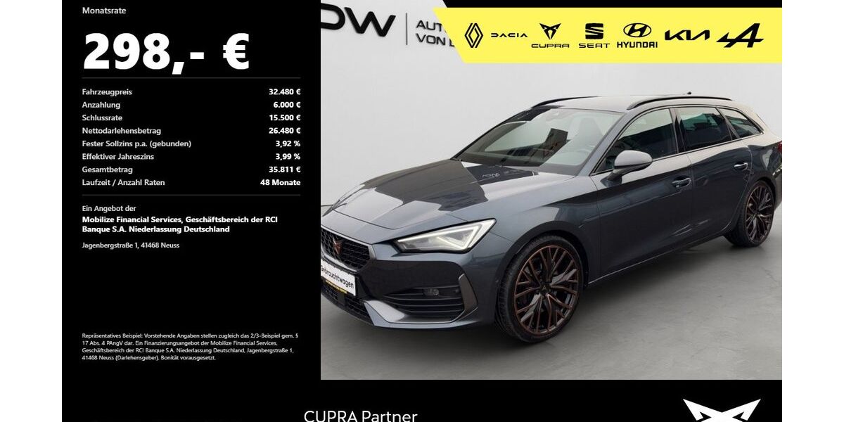 Cupra Leon 17.900 km 30.580 &euro; Mosbach 74821