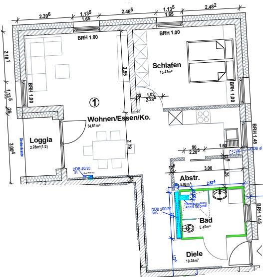 Etagenwohnung Sulzfeld - 2.5 Zimmer, 74 m&sup2;, 1.029&euro; | Angebot:26348671