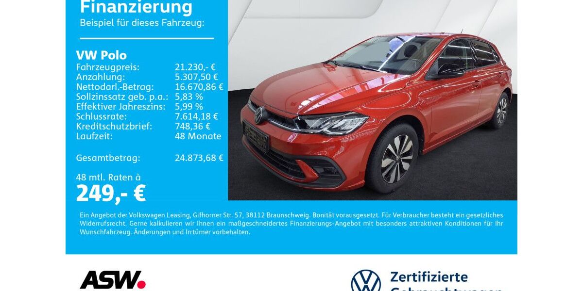 VW Polo 18.800 km 21.230 &euro; Neckarsulm 74172