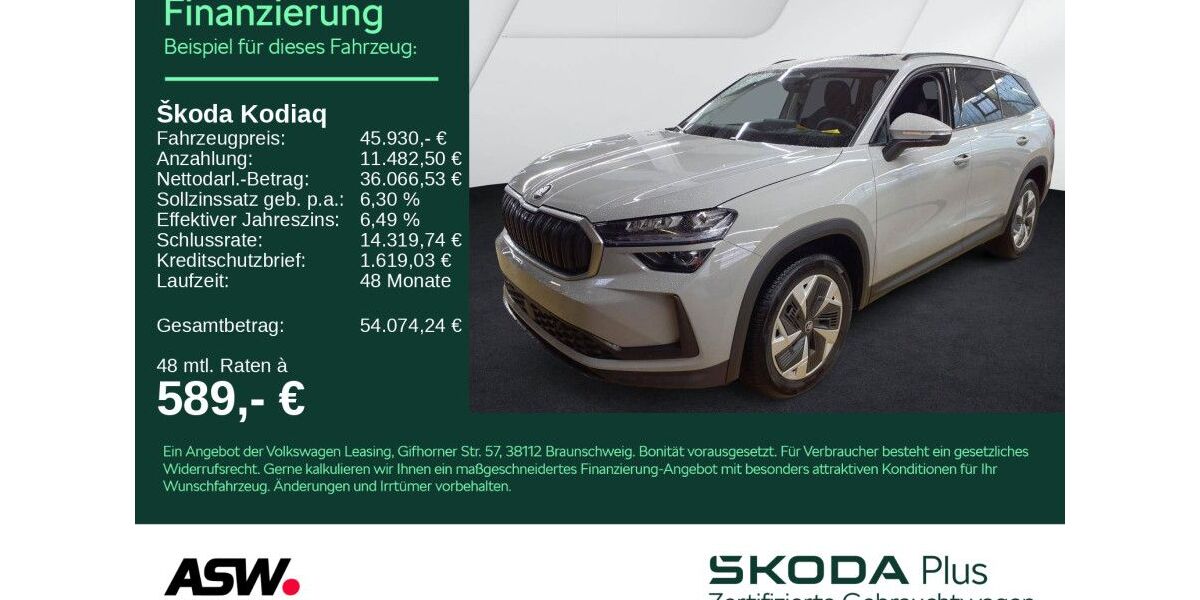 Skoda Kodiaq 23.990 km 45.930 &euro; Bad Rappenau 74906