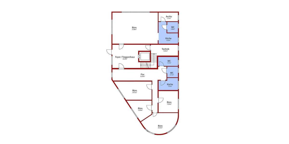 Top modernes Bürohaus mit erstklassiger Verkehrsanbindung zimmer