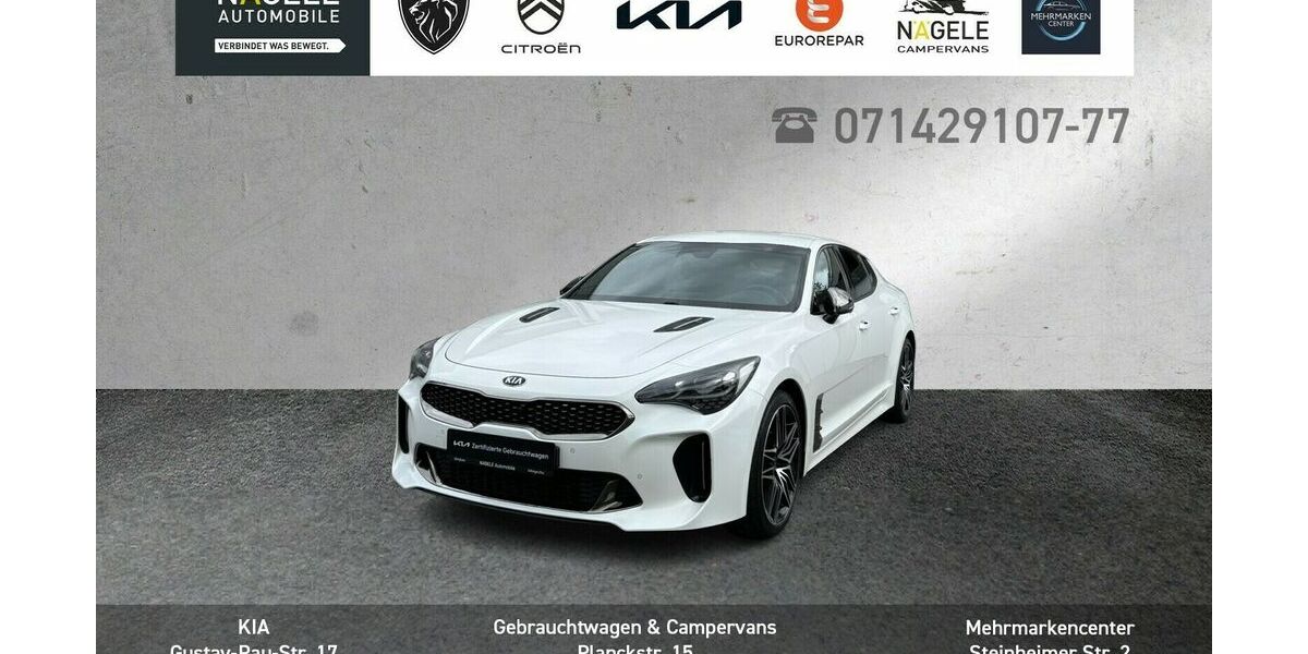 Kia Stinger 42.957 km 39.400 € Bietigheim-Bissingen 74321