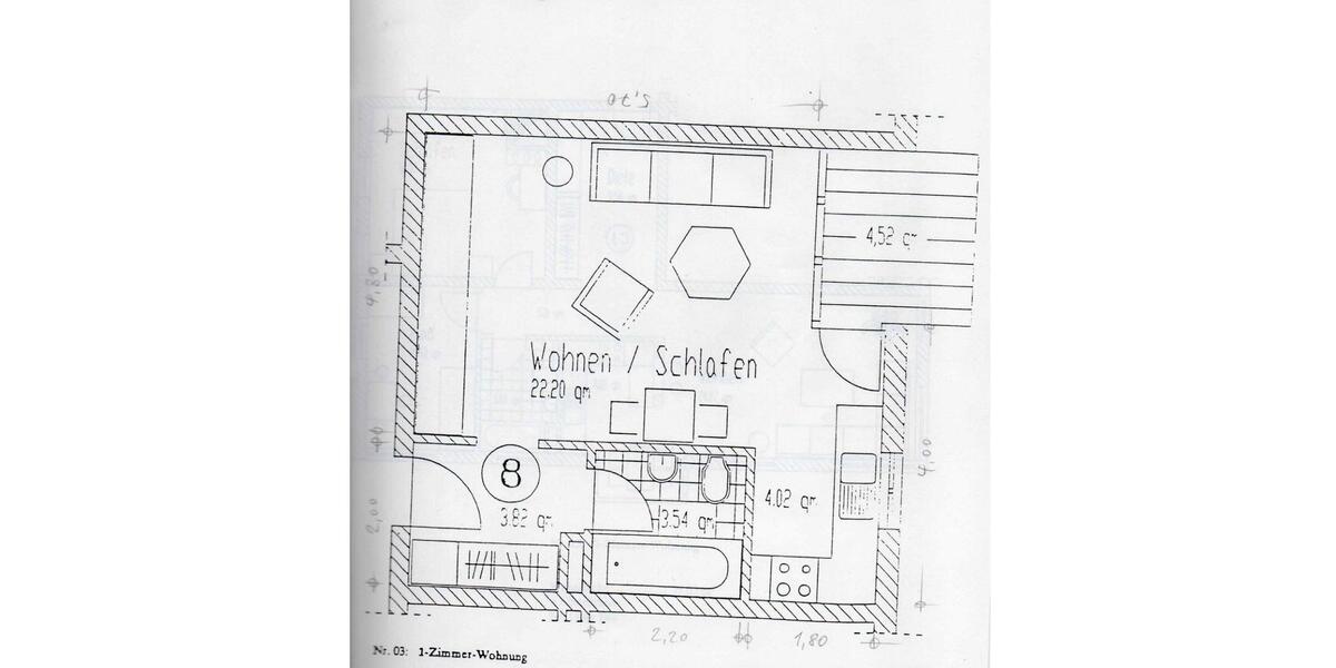 Einzimmerwohnung in HN Sontheim 1 zimmer