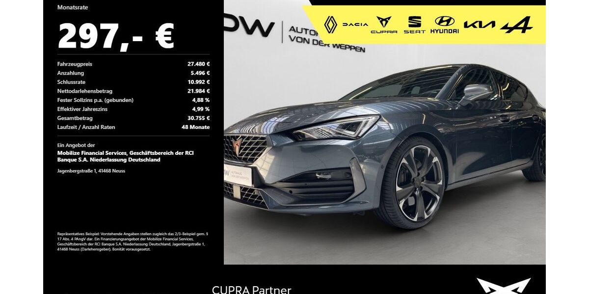 Cupra Leon 47.600 km 26.980 &euro; Heilbronn 74076