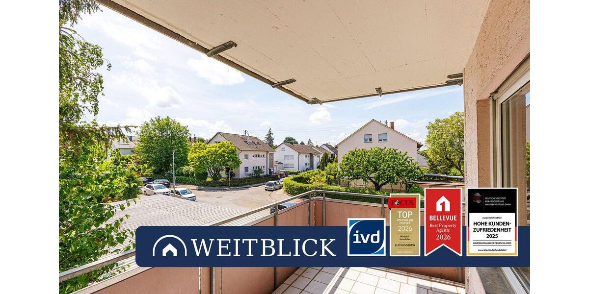 Etagenwohnung Ludwigsburg Oßweil - 3 Zimmer, 77 m&sup2;, 980&euro; | Angebot:26690803