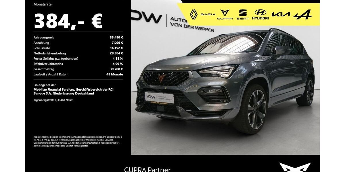 Cupra Ateca 29.700 km 35.380 &euro; Heilbronn 74076