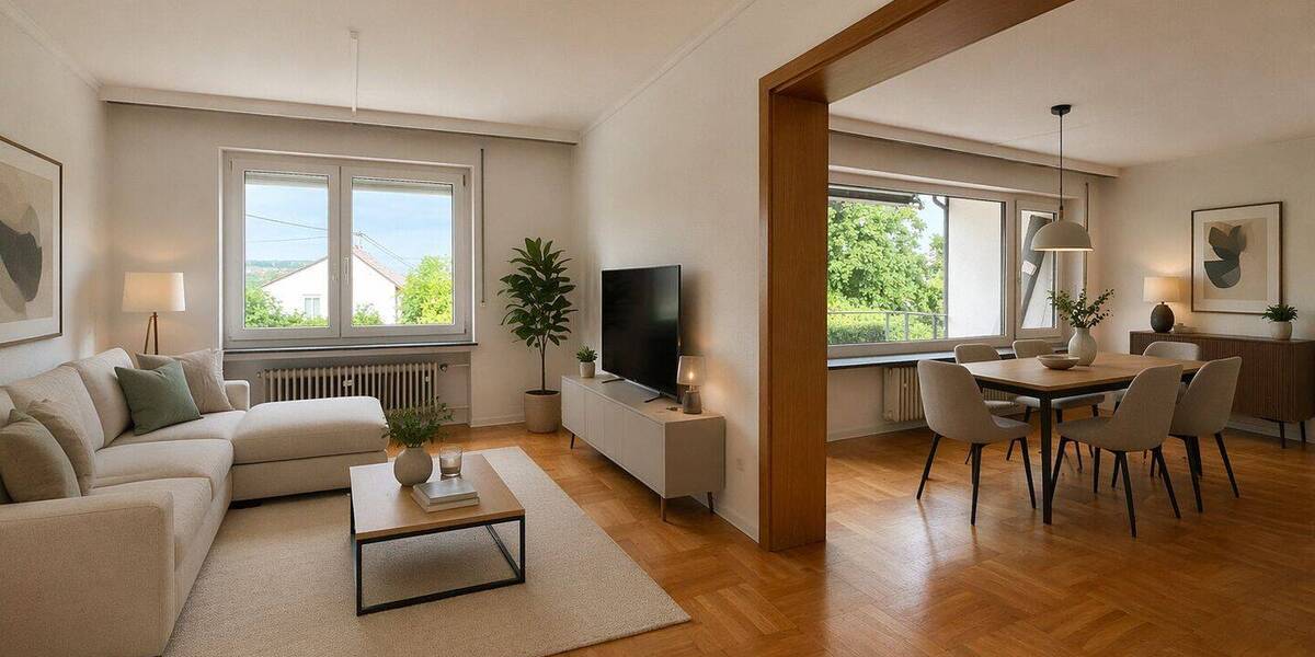 Etagenwohnung Ludwigsburg / Neckarweihingen Neckarweihingen - 5 Zimmer, 135 m&sup2;, 1.650&euro; | Angebot:26806849