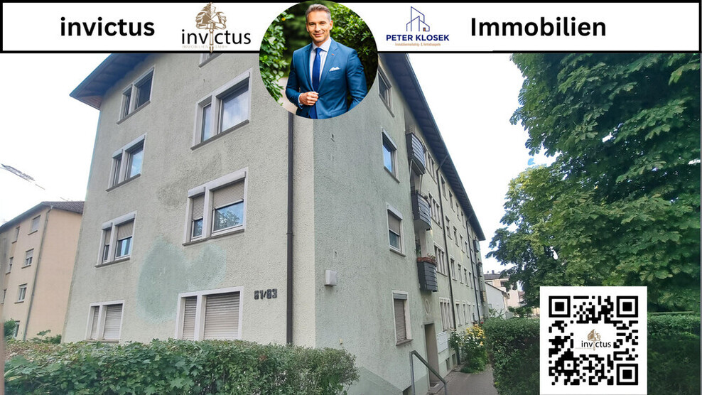 2015 sanierte 3 Zimmer Wohnung mit Balkon, Küche und Bad