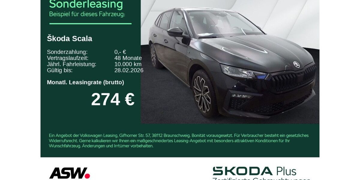Skoda Scala 26.900 km 25.930 &euro; Bad Rappenau 74906