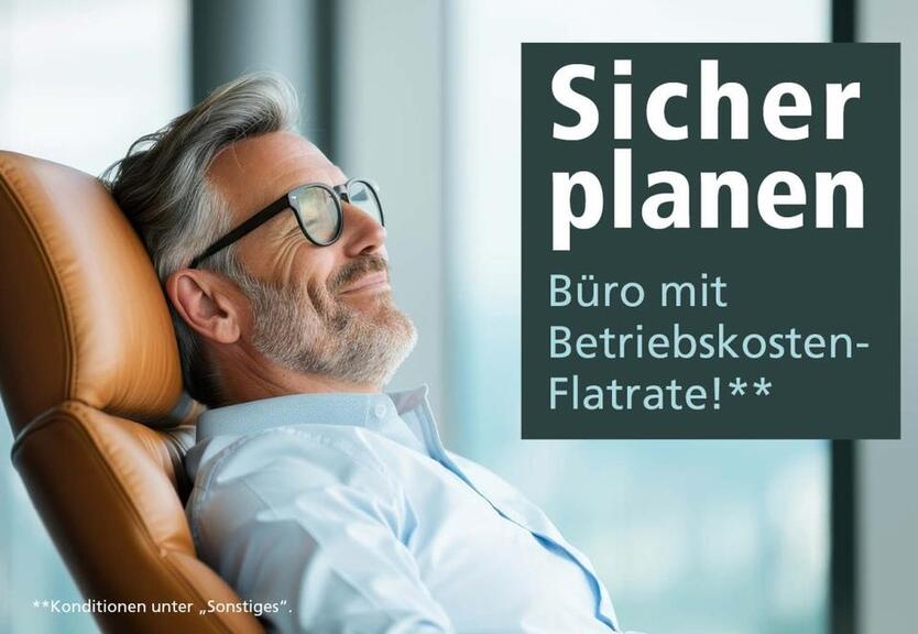 Büro mit Betriebskosten-Flatrate – mit uns können Sie sicher planen!** zimmer