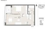 Etagenwohnung Heilbronn Kernstadt - 2 Zimmer, 54 m&sup2;, 1.026&euro; | Angebot:26548212