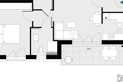 Wohnung Bretzfeld - 2 Zimmer, 55 m&sup2;, 785&euro; | Angebot:26297482