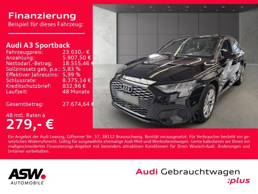Audi A3 32.900 km 23.630 € Heilbronn 74074