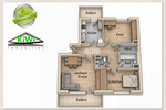 Etagenwohnung Vaihingen an der Enz - 3 Zimmer, 71 m&sup2;, 780&euro; | Angebot:26940044