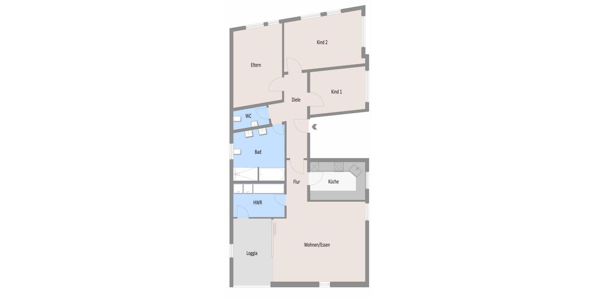 Etagenwohnung Heilbronn Horkheim - 4.5 Zimmer, 120 m&sup2;, 1.600&euro; | Angebot:26341227