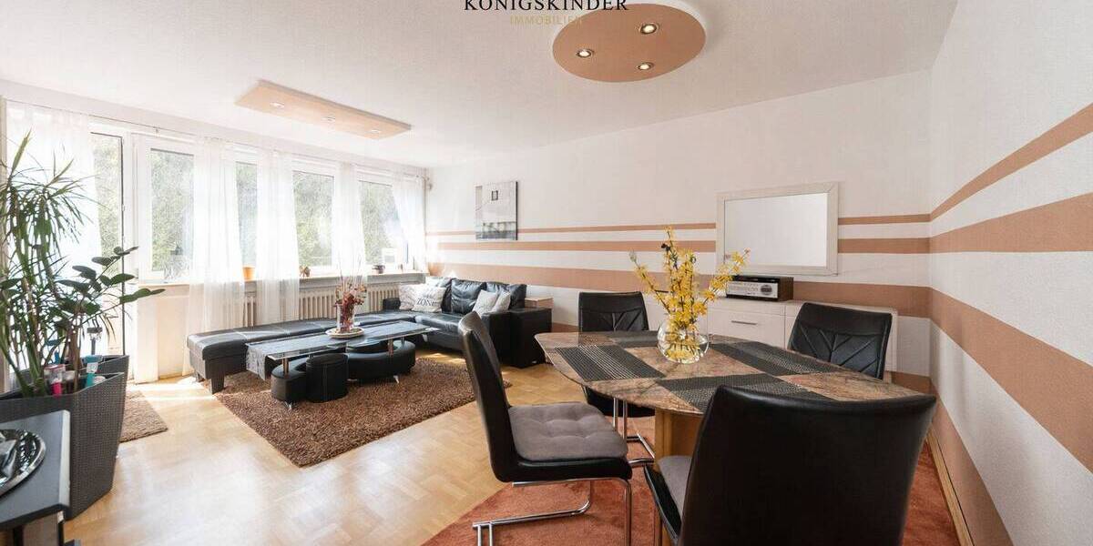 Etagenwohnung Marbach am Neckar Hörnle - 4 Zimmer, 82 m&sup2;, 330.000&euro; | Angebot:26685817