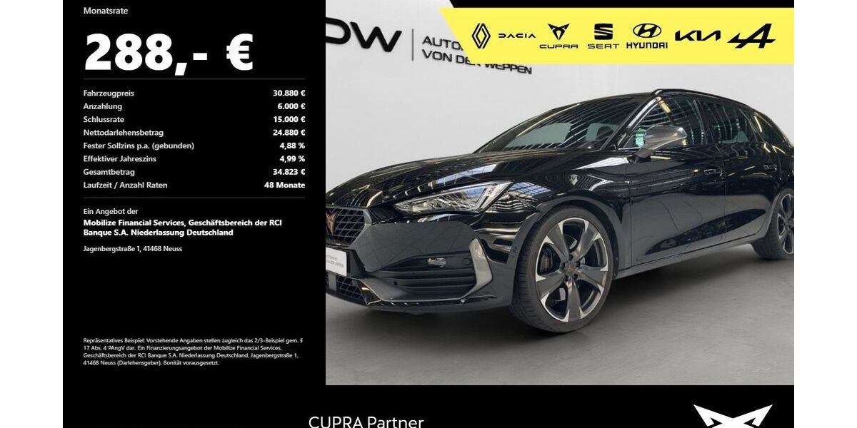 Cupra Leon 33.400 km 30.880 &euro; Heilbronn 74076
