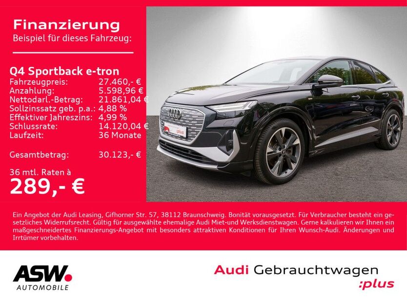 Audi Q4 e-tron 98.000 km 27.460 € Heilbronn 74074