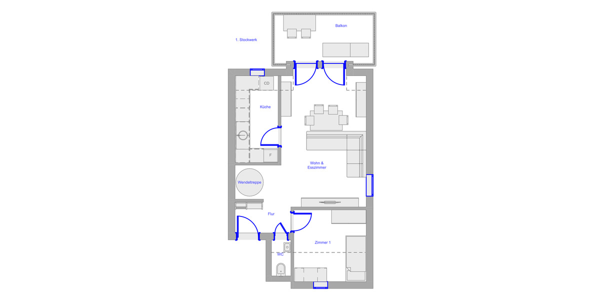 3 Zimmer Maisonette-Wohnung sofort bezugsfertig & Provisionsfrei 3 zimmer