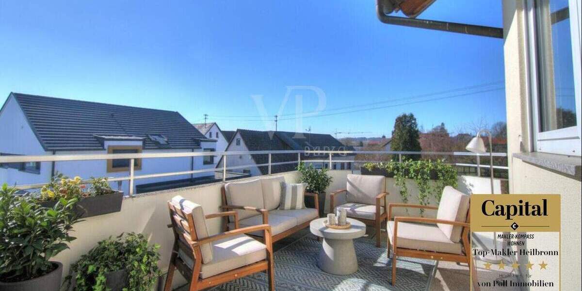 Etagenwohnung Heilbronn / Kirchhausen Kirchhausen - 4 Zimmer, 112 m&sup2;, 1.290&euro; | Angebot:25815503