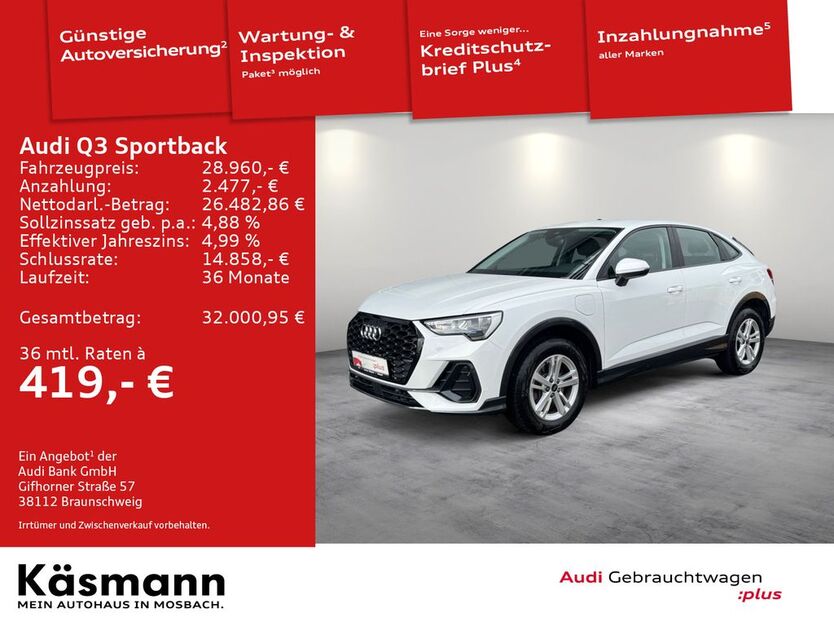 Audi Q3 59.334 km 27.880 € Mosbach 74821