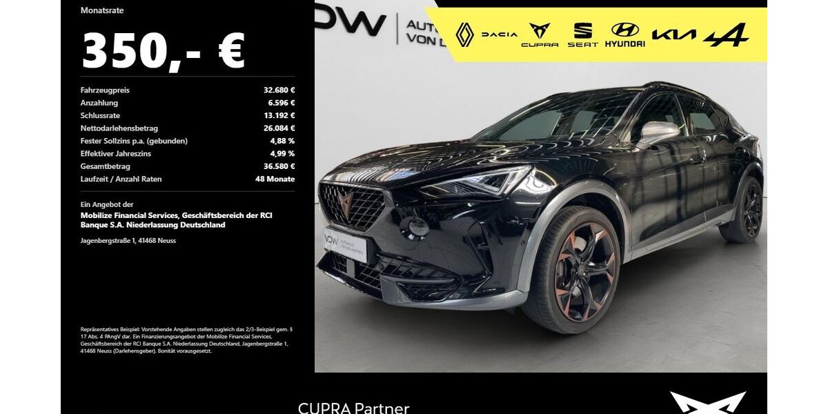 Cupra Formentor 39.990 km 32.680 &euro; Heilbronn 74076