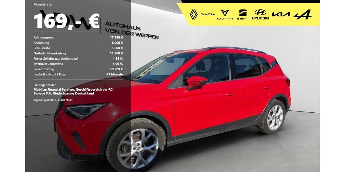 Seat Arona 40.900 km 17.980 &euro; Mosbach 74821