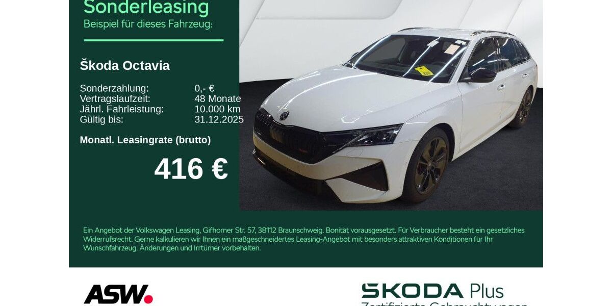 Skoda Octavia 16.400 km 38.230 € Sinsheim 74889