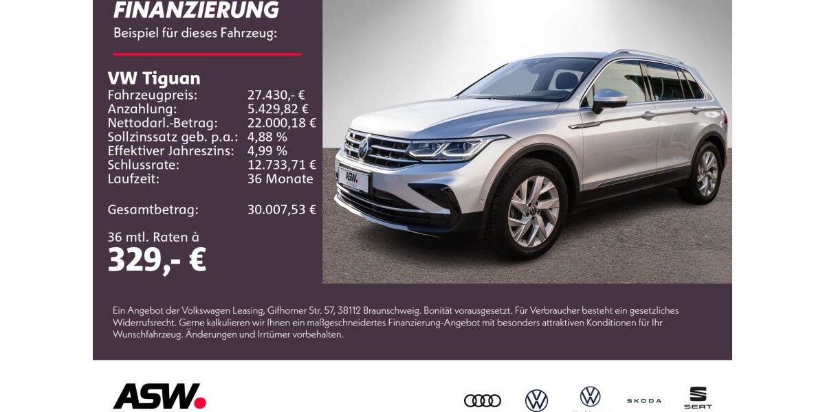 VW Tiguan 95.600 km 27.430 € Weinsberg 74189