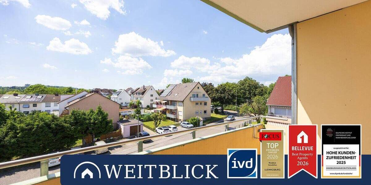 Etagenwohnung Ludwigsburg Oßweil - 3 Zimmer, 70 m&sup2;, 195.000&euro; | Angebot:26875274