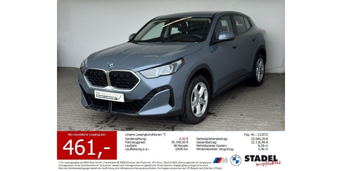 BMW X2 12.642 km 36.379 &euro; Heilbronn 74074