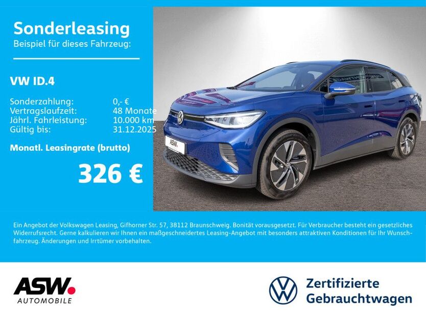 VW ID.4 9.600 km 33.960 € Sinsheim 74889