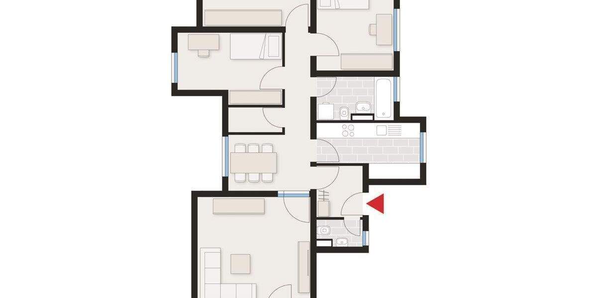 Etagenwohnung Heilbronn Sontheim - 4 Zimmer, 89 m&sup2;, 284.000&euro; | Angebot:25475753