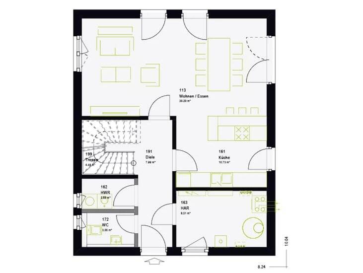 Einfamilienhaus Marbach am Neckar Rielingshausen - 4 Zimmer, 120 m&sup2;, 339.000&euro; | Angebot:26840843