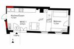 Etagenwohnung Eppingen - 2 Zimmer, 48 m&sup2;, 790&euro; | Angebot:26859257