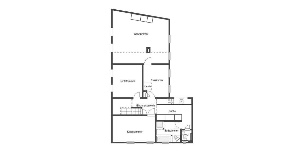 Etagenwohnung Erdmannhausen - 4 Zimmer, 85 m&sup2;, 174.000&euro; | Angebot:26851787
