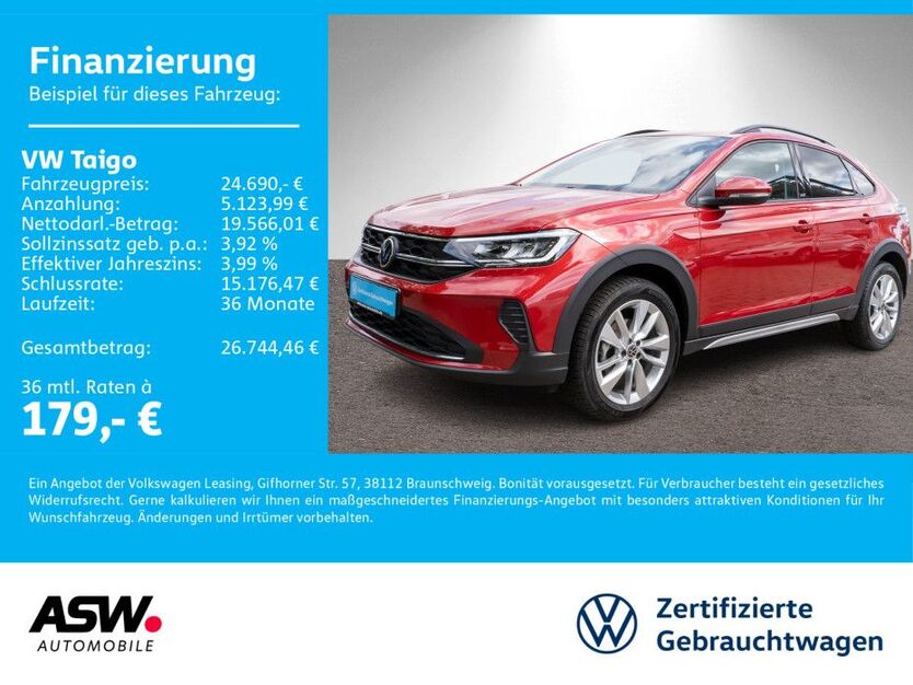 VW Taigo 14.900 km 24.690 € Neckarsulm 74172