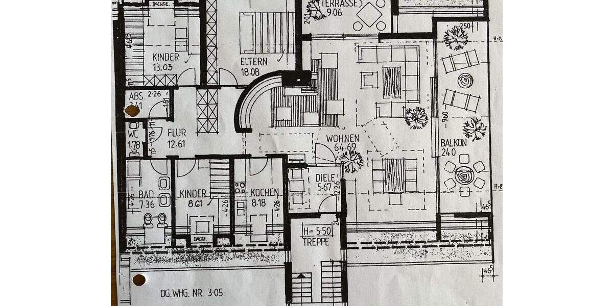 Etagenwohnung Bad Rappenau - 4 Zimmer, 156 m&sup2;, 449.000&euro; | Angebot:25716268